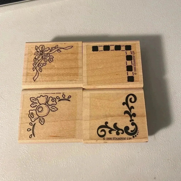Stampin' Up! Other - 1998 Stampin’ Up eclectic corners rubber stamps